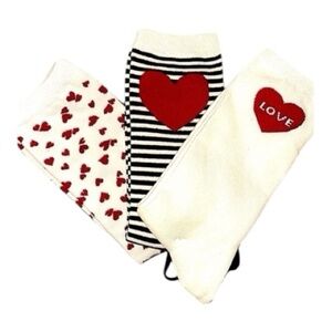 🆕 Kate Spade Love Crew Socks 3 Pack